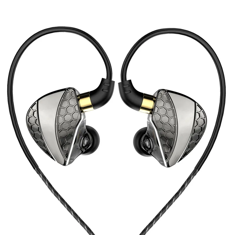 QKZ HI6T Cuffie sportive auricolari cablati in-ear da 3,5 mm per telefono cellulare Multitphne LYP159 Multimedia