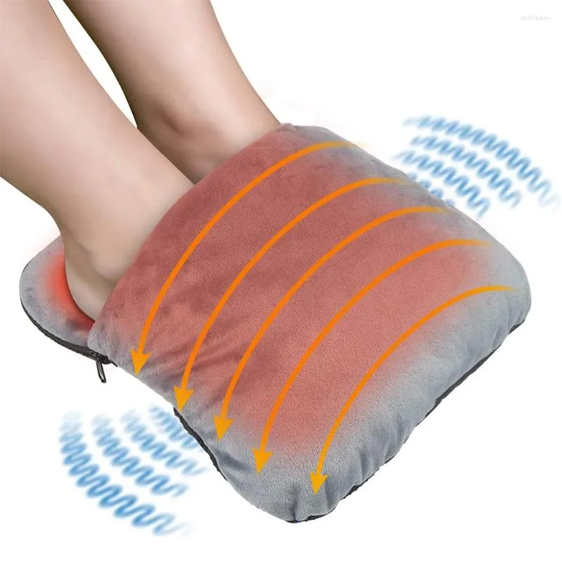 Mattor Electric Foot Warmer Heater 3 Gear Portable Heat Pads Kvinnor Män