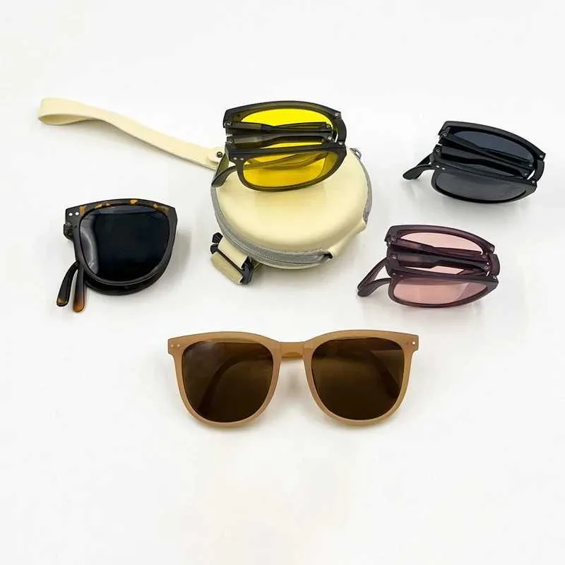 Sunglasses 2023 Folding Polarized Sunglasses for Women Summer UV Protection Live Sunglasses Lightweight Spring Legs d240429