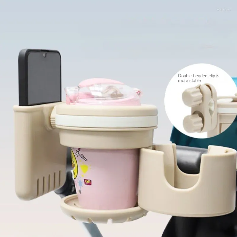 Kinderwagen Teile Drei in einem Baby -Wasserbecher -Halte -Artefaktflaschen -Getränk Handy Milk Tea Accessoires