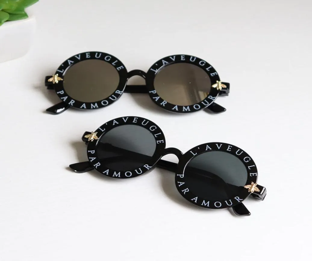 Children039s sunglasses Girl baby boy cute summer round frame small sunglasses children039s glasses fashion children7718404