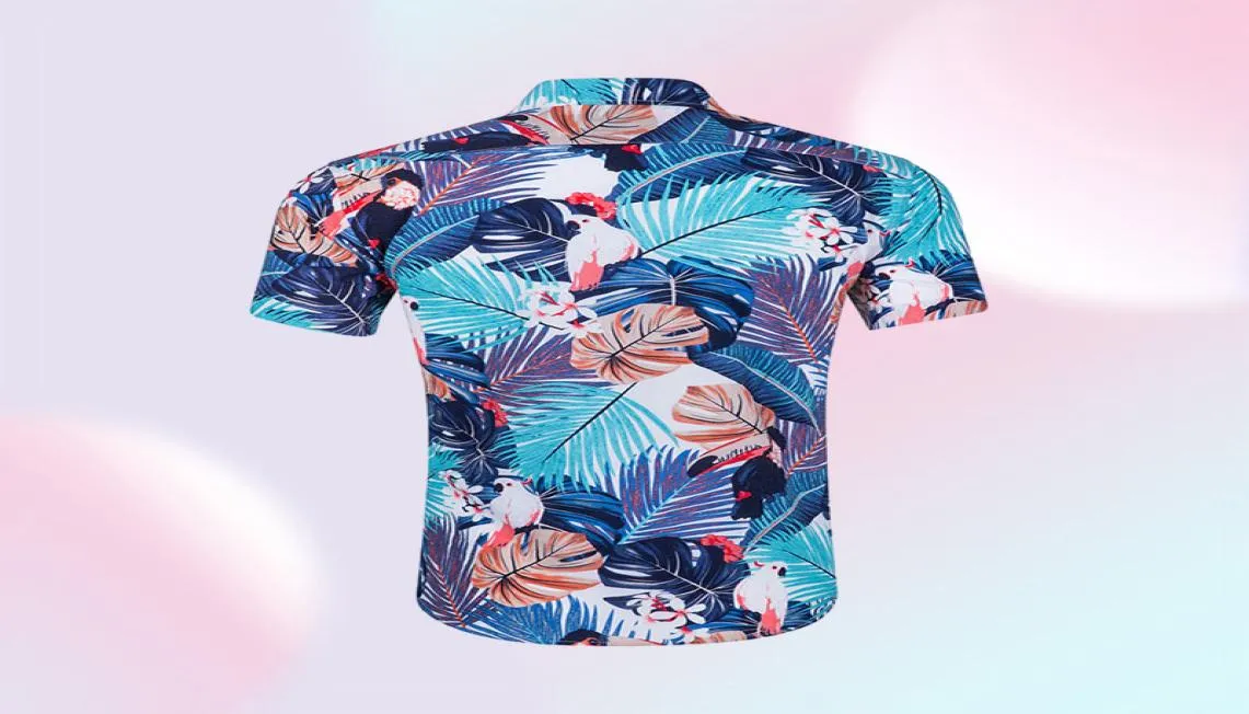 Tops de chemise de mode masculine T-shirt de vacances Hawaii Beach Modèle Hawaii Bel