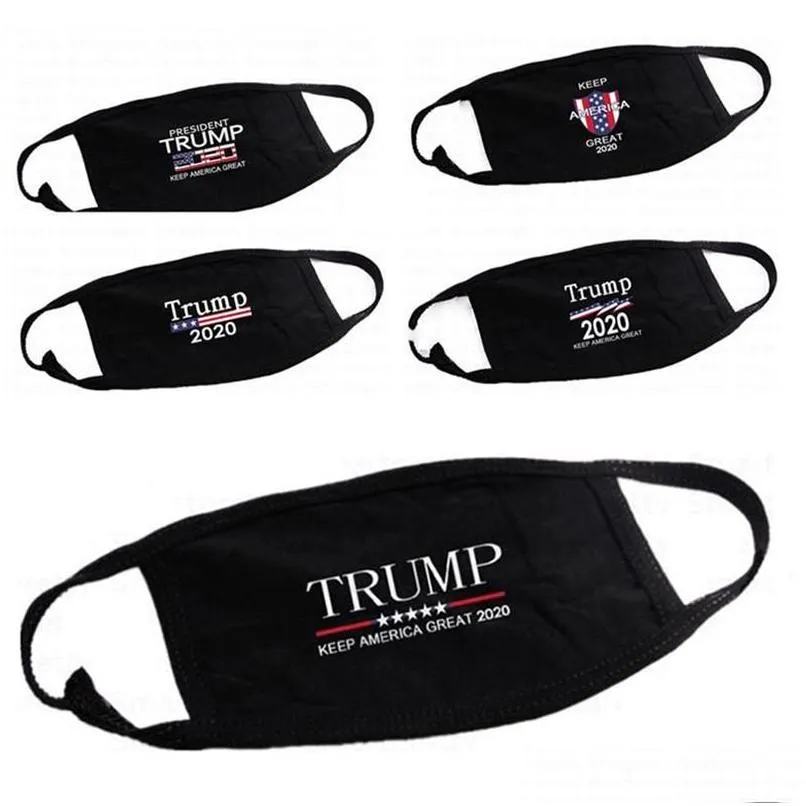 Autres accessoires de moto 5 styles Trump Masque Masques de bouche en coton à vent