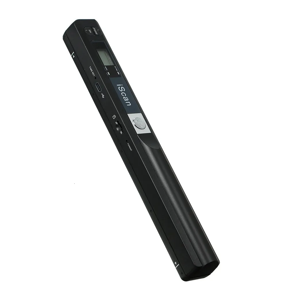 Iscan tragbarer Scanner Mini Handheld -Dokumentenscanner Automotriz A4 -Buchscanner für JPG- und PDF -Format 300/600/900 DPI 240416