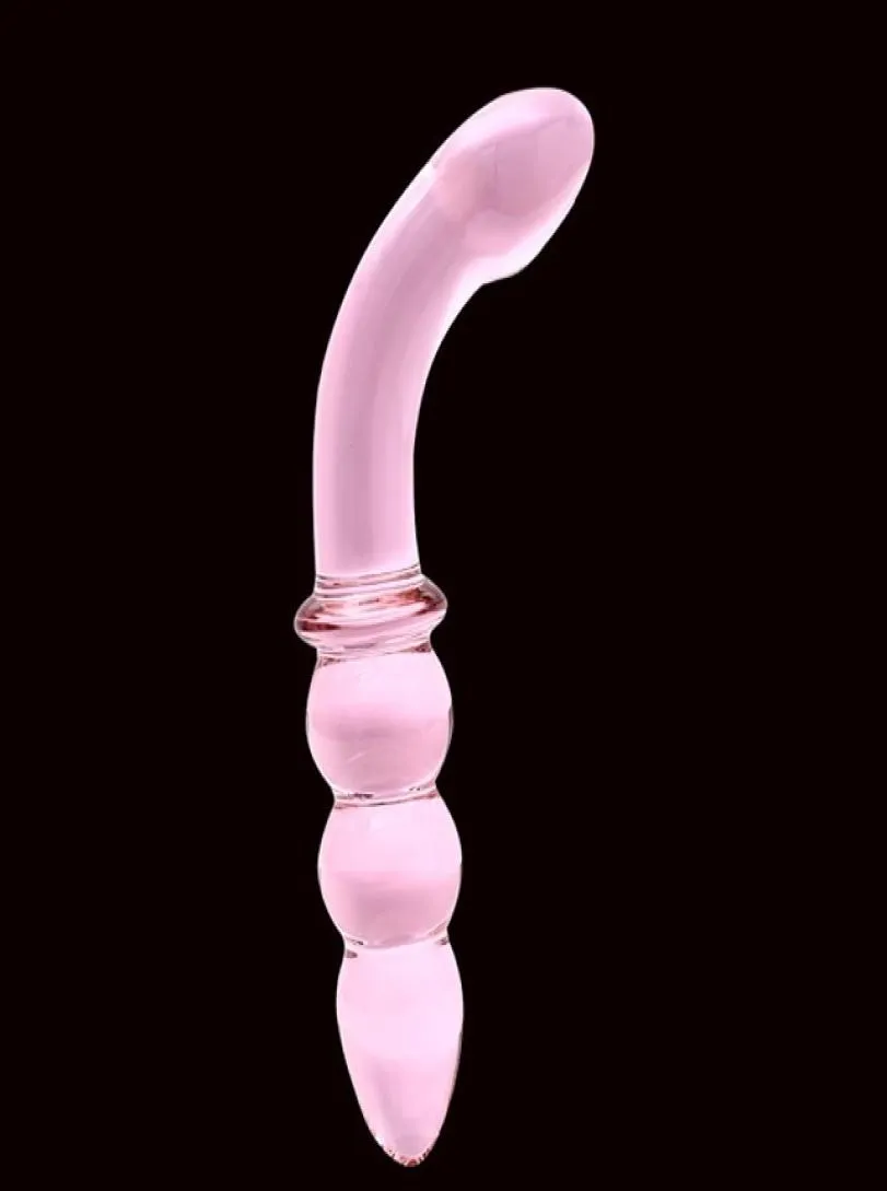Anal Dildo Perlenglaskristall Butt Plug Vagina Stimulation Anal Plug Sex Toys for Women Sex Products Weibliche Masturbation5673928