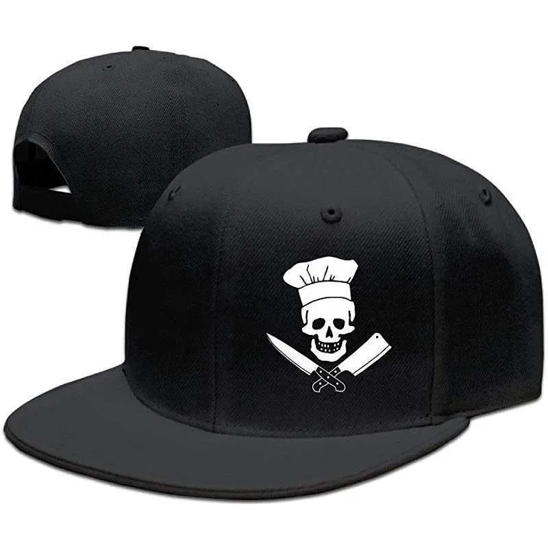 Boll Caps Chef Barbecue Sergeant Cooking Pirate Baseball Hat Snapbacks Regular Mens Cotton Hip Hop Q240429