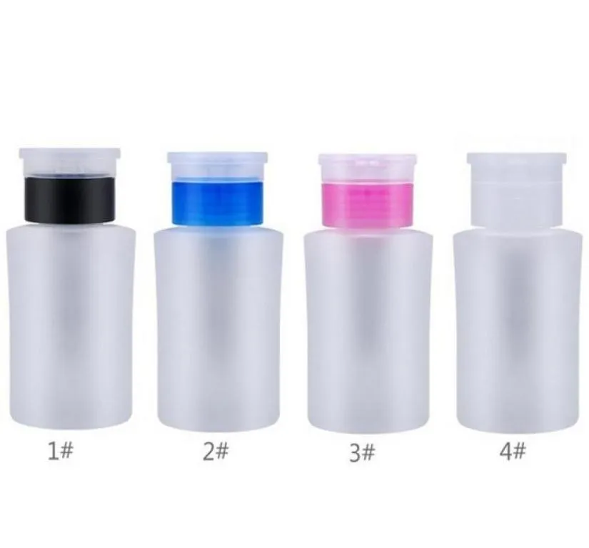 Dispensatore per distributore di pompaggio da 160 ml Strumento per la chiodo per la chiodo per distributori per chiodo per bomboletta per unghie 2 colori Contenitore liquido in plastica con flip top3326240