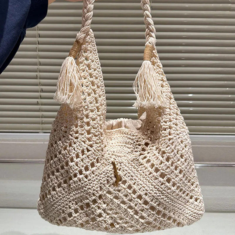 Bolsos Tejidos: Bolso De Punto De Gran Capacidad Bolsas De Bolsas