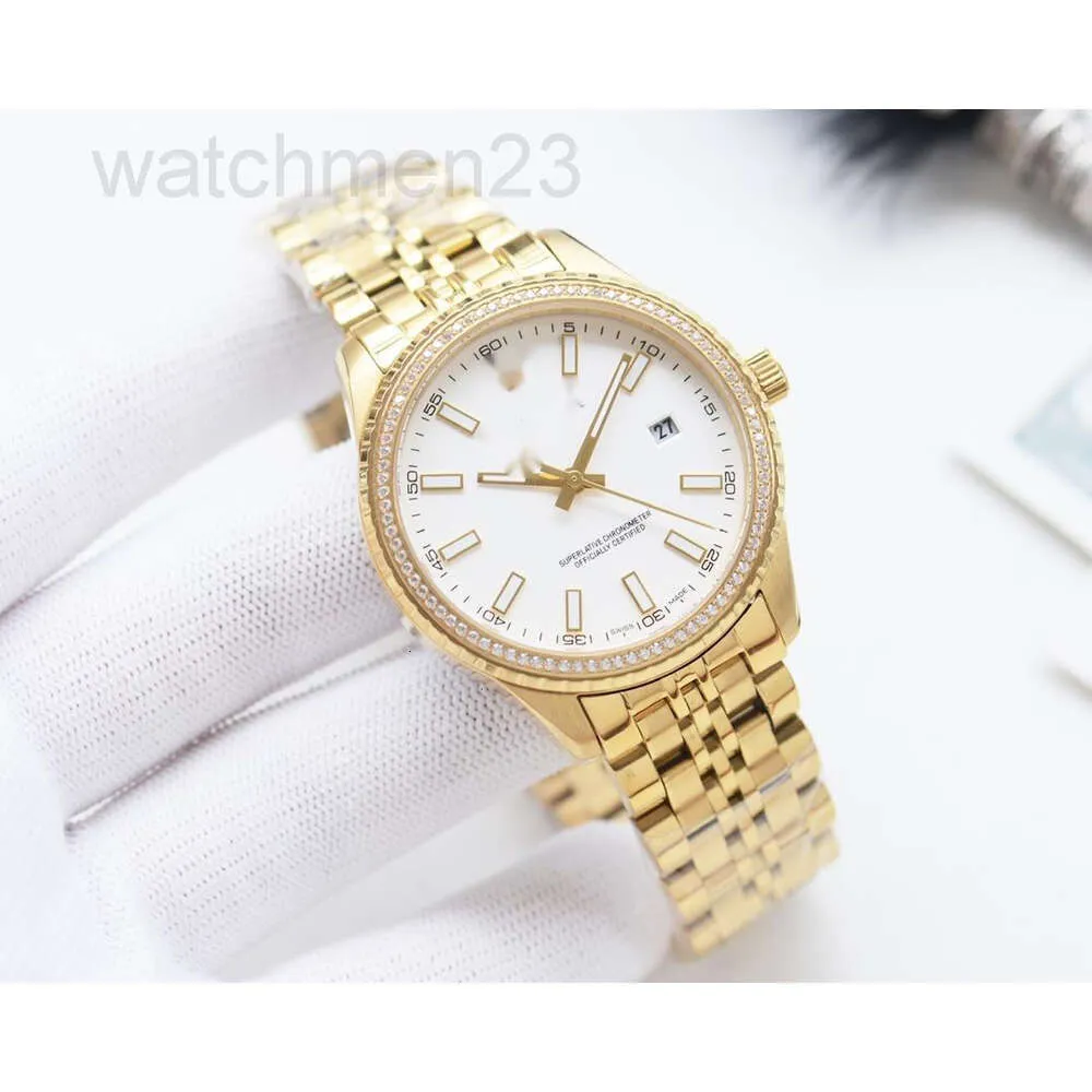 품질 디자이너 DateJust 시계 자동 다이아몬드 하이 워치 남성 기계식 Montre Relojes Wristwatch 스테인레스 스틸 스트랩 워치 박스 6mio E124