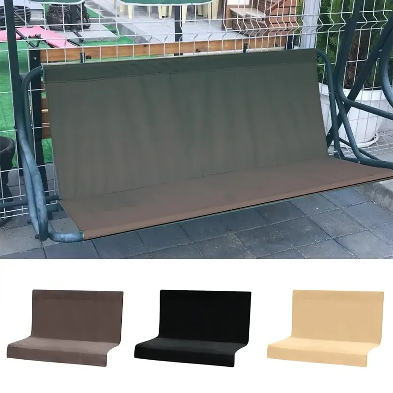 Dekorationer 600D Swing Seat Bänk Täck Vattentät förtjockad utomhus Garden Patio 23 Seat Swing Chaint Cover Byte