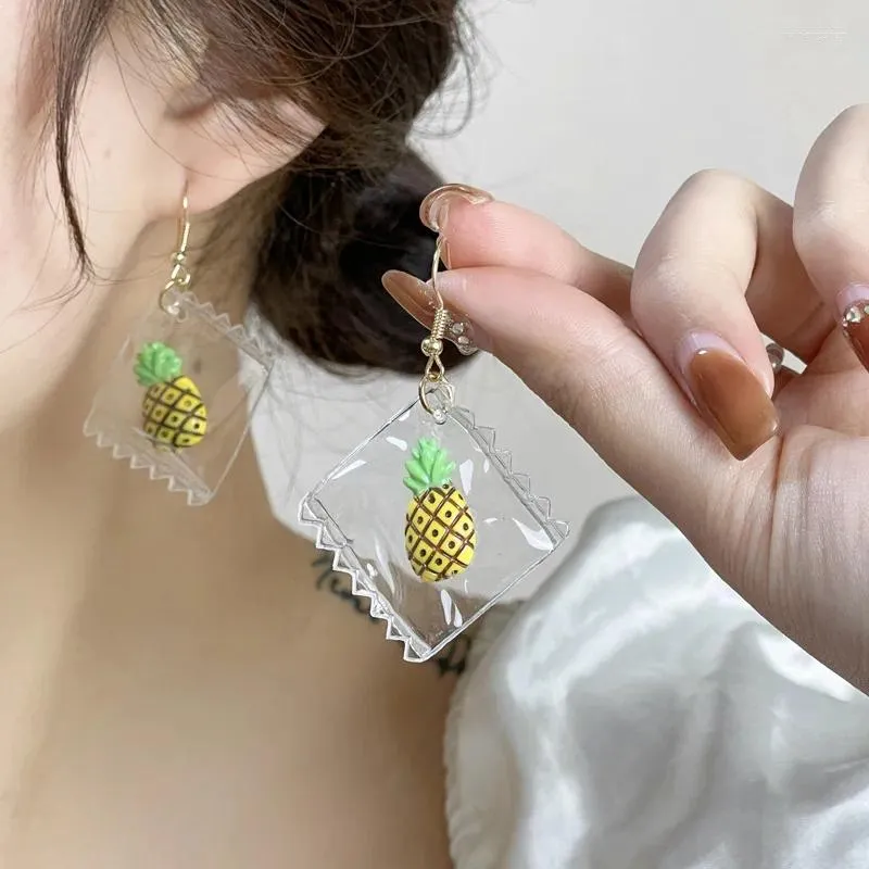 Stud Earrings Arrival Summer Pineapple For Women Of Lovely Candy Style Jewelry With Personality And Charm 6805