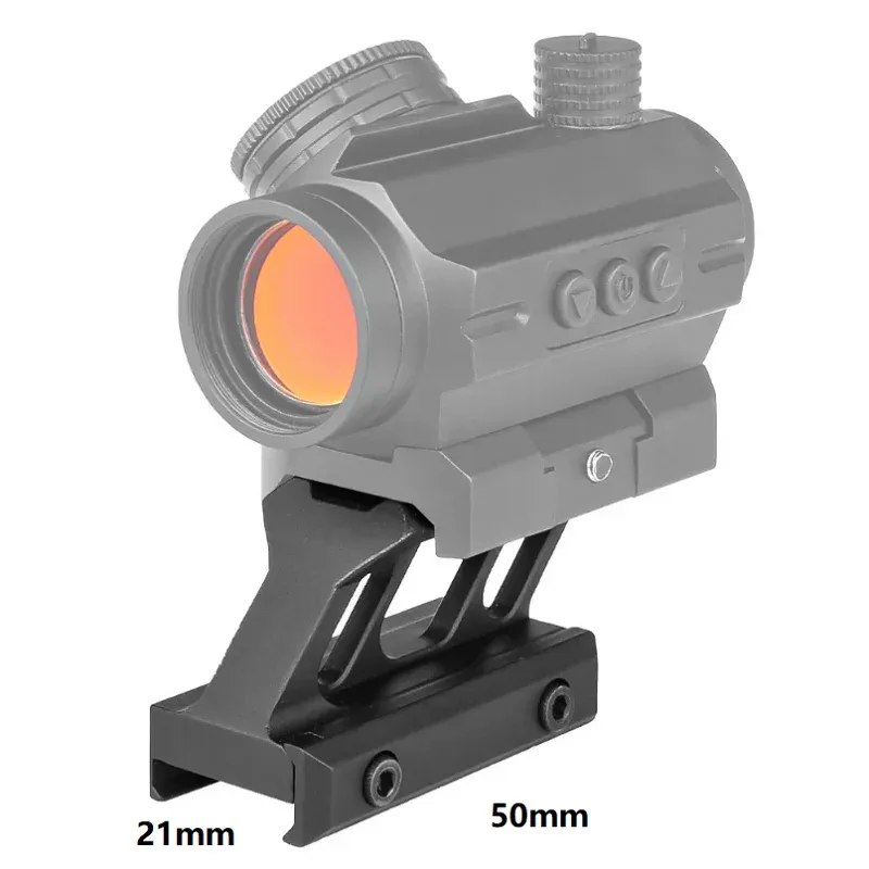 Riser 4 Slots High Profile Riser Mount Red Dot Sight Riser Mount Tactical Hunting Scope Accessories Flashlight Mount