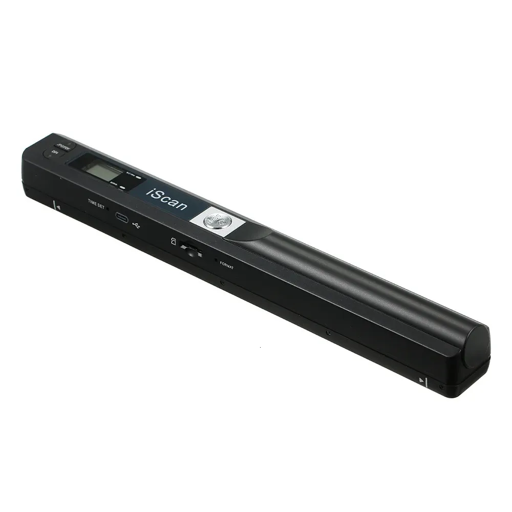 ISCAN Portable Scanner Mini Handheld Document Scanner A4 Book Scanner pour JPG et Format PDF 300/600/900 DPI 240416