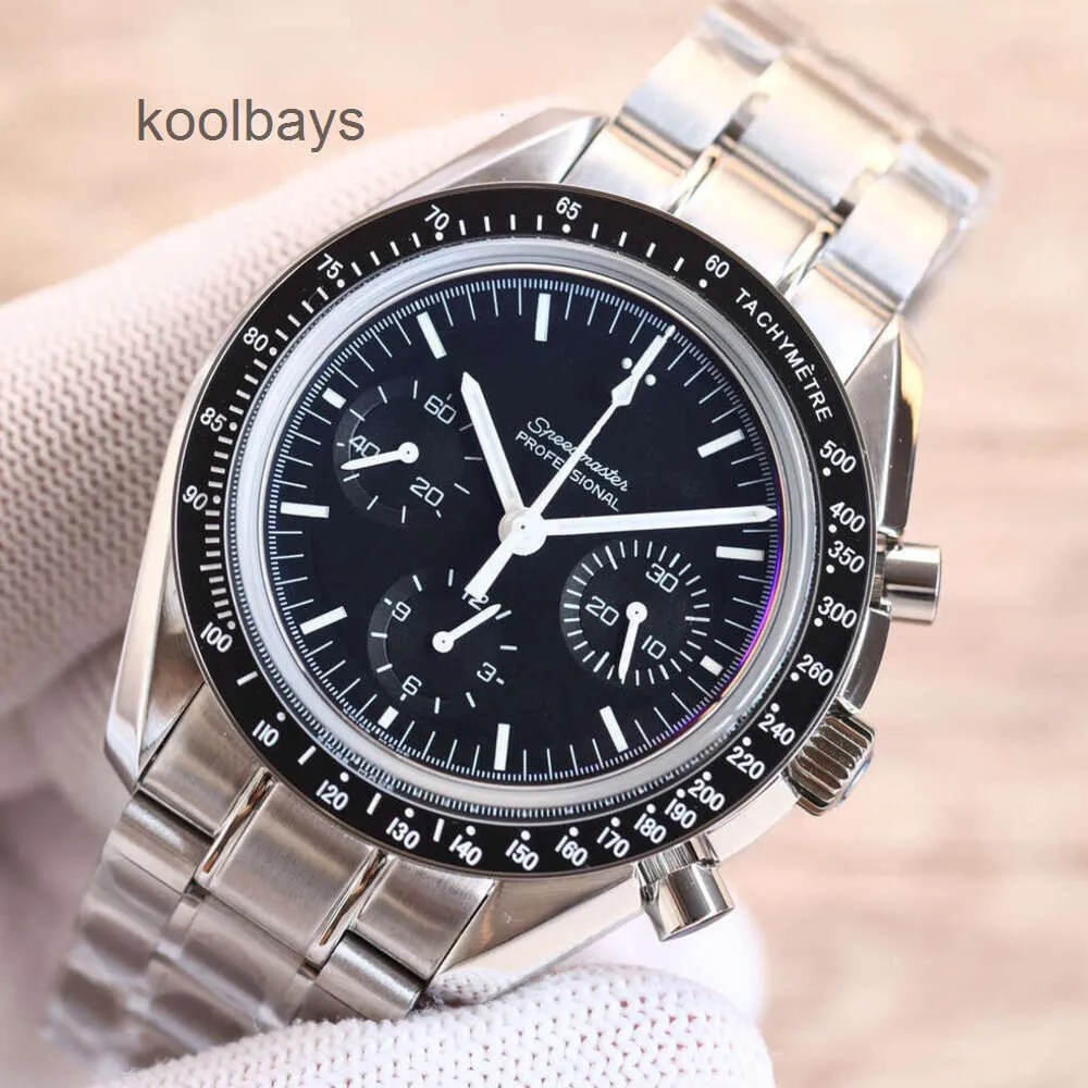 Luxury Speedmaster Sport Back OMIG Watches Watch Moonswatch Womens Men Transparent Designer Chronograph de haute qualité Montre Luxe avec Box T7IS