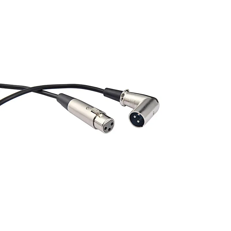 Coude xlr mâle à femelle Câble microphone xl mâle mâle à haut-parleur mélangeur microphone adaptateur audio câble