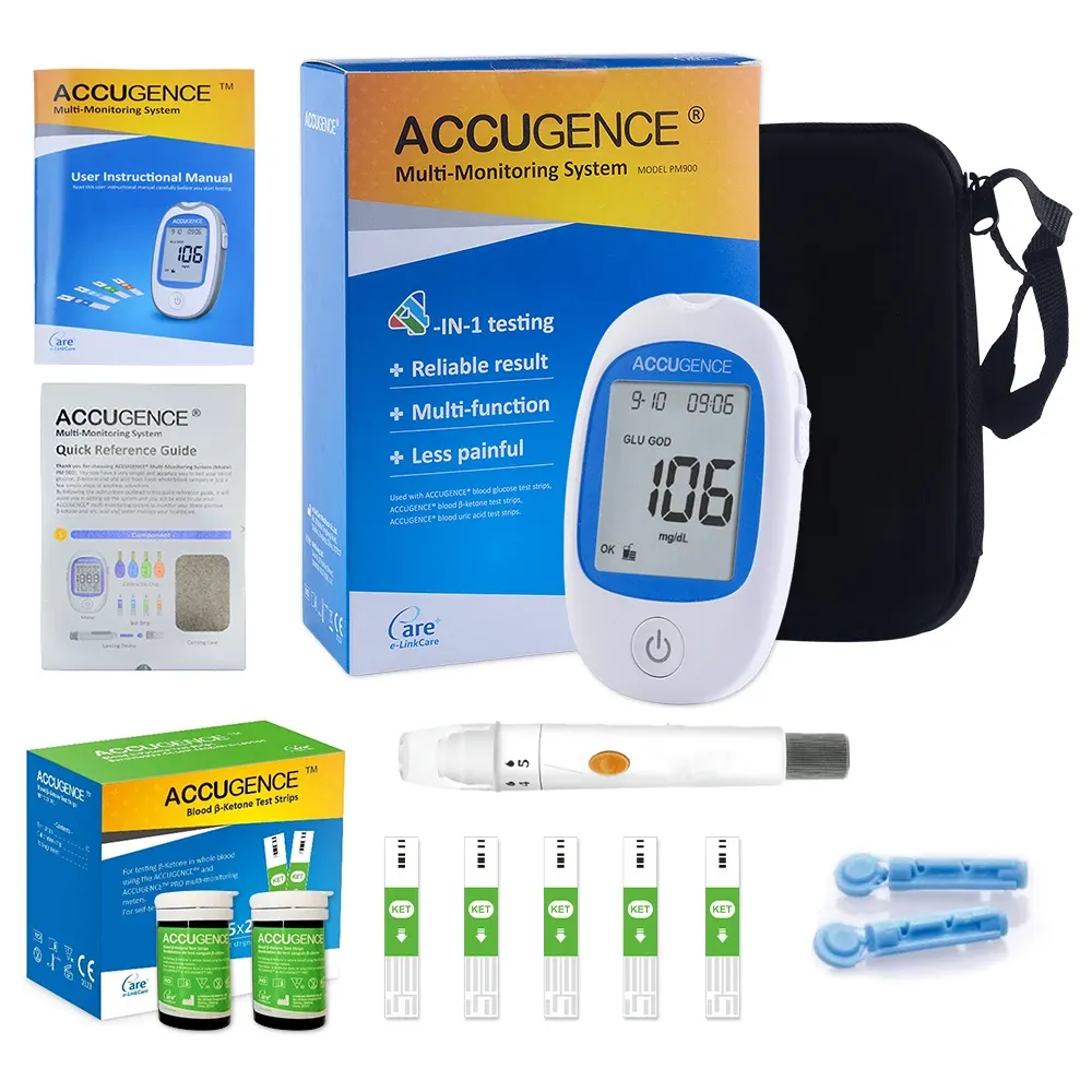 Monitors Fast Test Blood Ketone Meter Kit for Keto Diet with Ketone Monitor and Strips 30pc with Lancets Ketosis&Ketogenic Diet