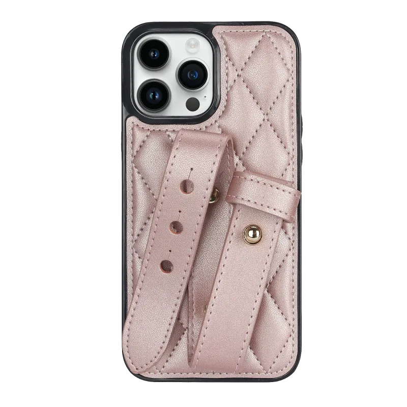 Luxury Design Wut Wutlet Cross Line Cases de cuero adecuado para Apple iPhone14/15Promax Película móvil Proporcionada Proporcionada Patada de protección completa