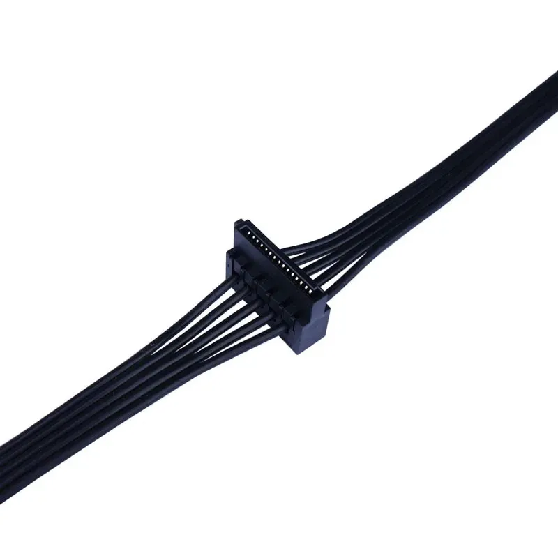 45 cm kabel mini 6 pin draai 2 sata voeding voor Lenovo Main Board Interface Small 6PIN tot twee SATA SSD -voedingskabel