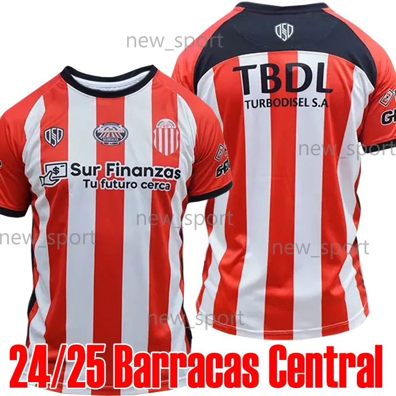 24 25 Barracas Central Soccer Jerseys Fans Version Home 2024 2025 Men S-2xL Football Shirts