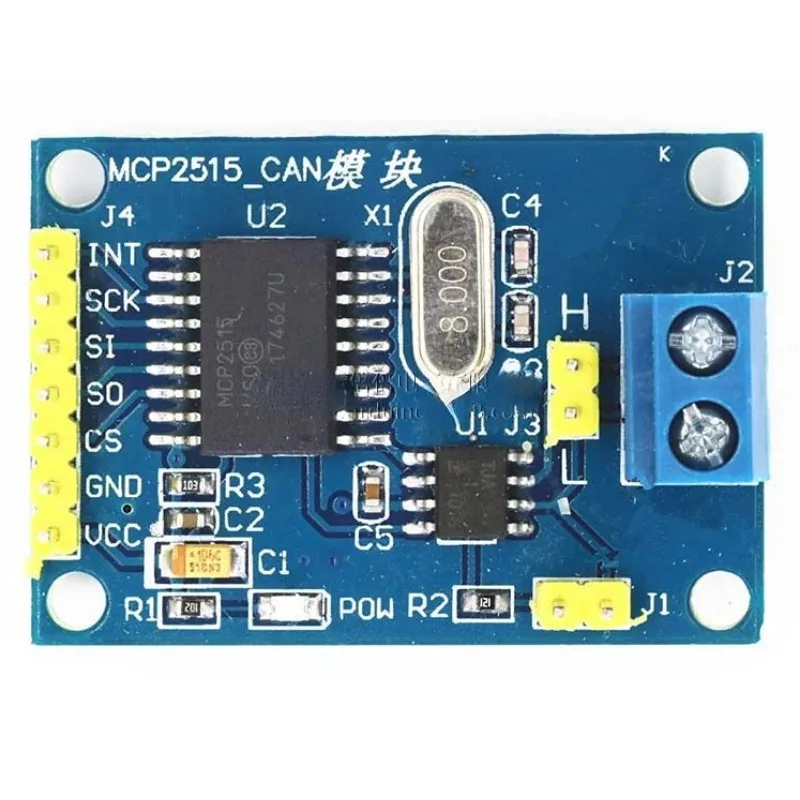 MCP2515 CAN MODULE MODULE CARTE TJA1050 Récepteur SPI pour 51 MCU ARM Controller