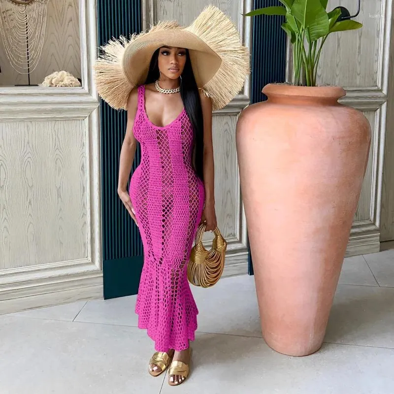 crochet knit beach midi dress White Open Knit Crochet Midi Dress – PinkBlush