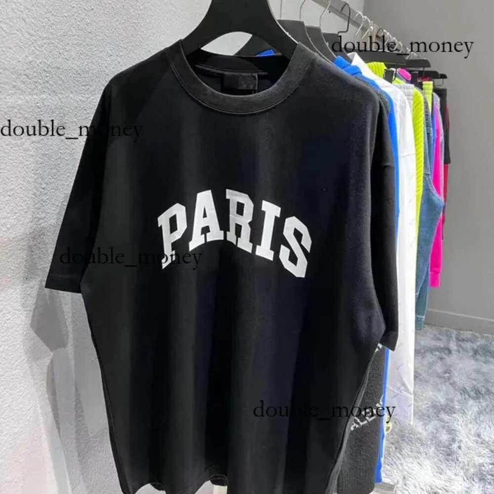 SHIRT BALENCIG PARIS MENS T SHIRTS EUROPE BALENCIG FRANCE Lettera di lusso Logo di stampa grafica MENS FASCIE LASCIAMI SOLO