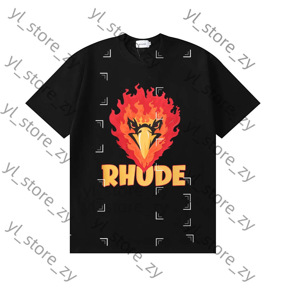 Rhude T-shirt Mens Designer T-shirt Rhude Casual Shirts MANTES CHEURS COURRES TOP VENDRE LUXY MEN HOP HOP HOP HAUT END FLACES LETTRAVESTS Vêtements 3969