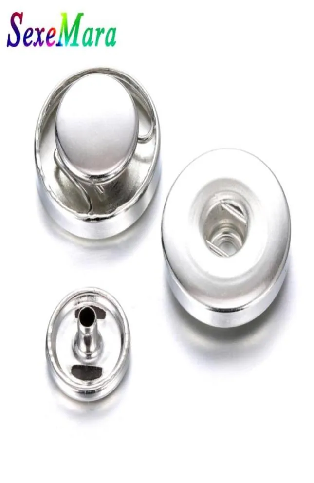 Braccialetti Charm 10 Set Lot Lot 18mm Snap Button Accessori Risultati per creare Bracciale in pelle fai -da -te Sexemara Snaps Jewelry4913893