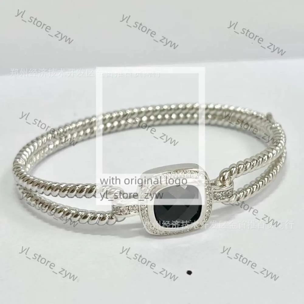 DY Desginer David Jewelry Top Quality Yurma Bracelet Simple And Elegant Popular Woven Twisted Rope Fashion Ring David Bracelet Punk Jewelry Band Fashion David 750