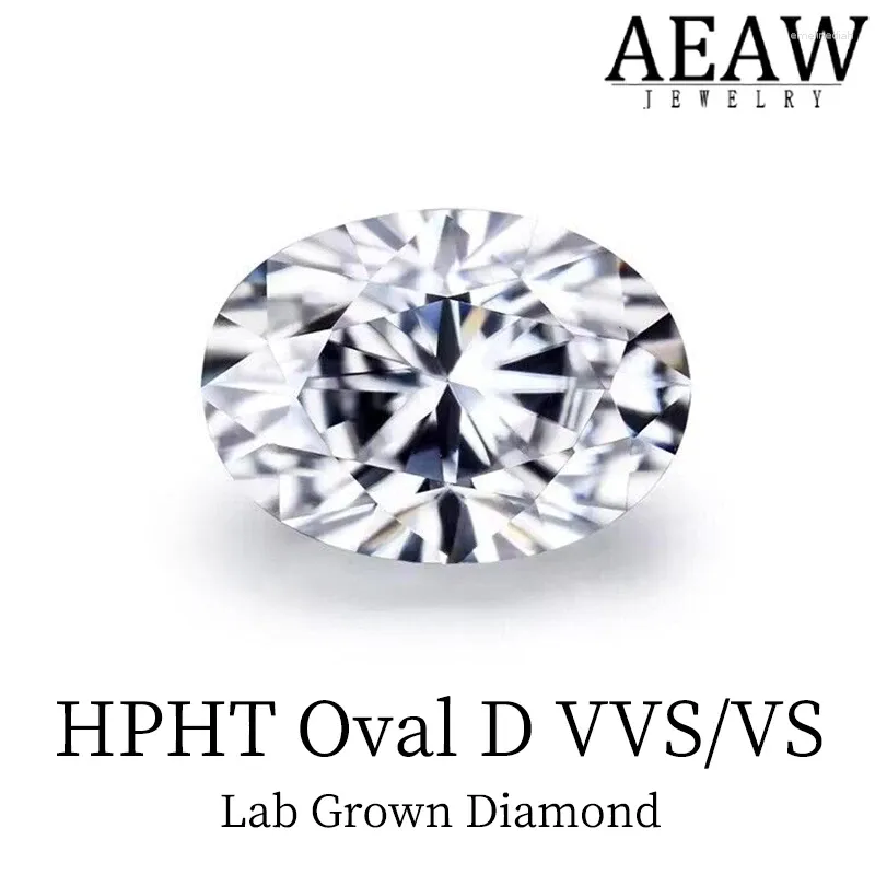 Oval Cut Lab Grown Diamond, D VVS1 Certified Loose Diamonds,  Premium Quality