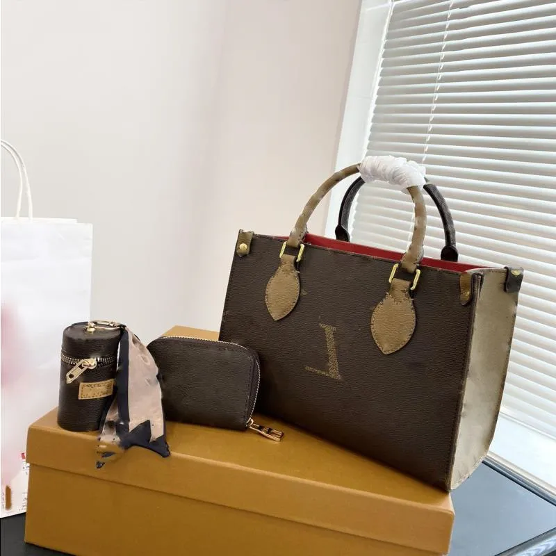 Lous Vutt Fashion Designer Bag Einkaufstasche Frauen Geldbörsen und Handtaschen die Einkaufstasche auf der Go-Serie-Umhängetasche High-End-Original-Fabrik-SPFs