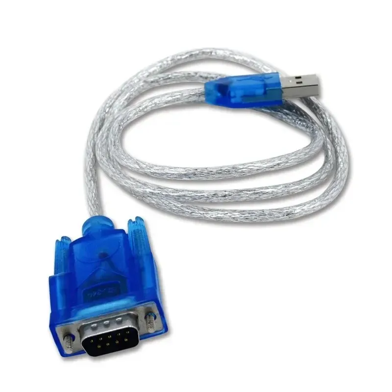 Новый HL-340 USB-RS232 COM-порт последовательный PDA 9 PIN-контакт DB9 Адаптер кабельный адаптер Поддержка Windows7 64