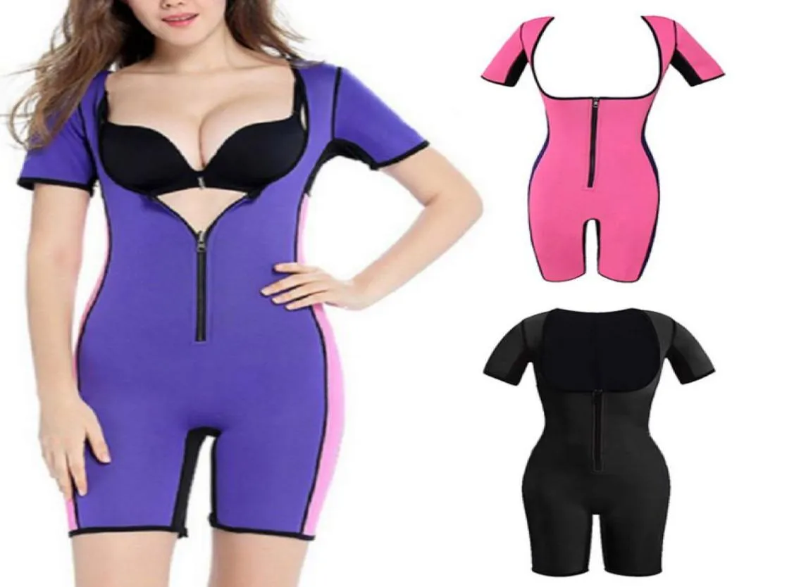 Shapers Women Bodysuit Sauna Suna Trainer Trenersets Neopren Body Shaper Women Szyfowanie pełnego kształtu bielizny ShapeWear 19997441