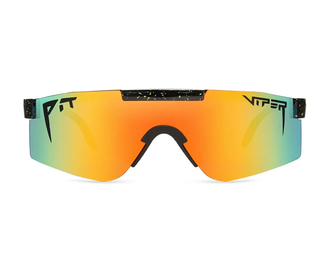 Sport pit vindtät överdimensionerade polariserade solglasögon för män/kvinnor TR90-ram speglade lins UV400 PV01-C6 CH012303619