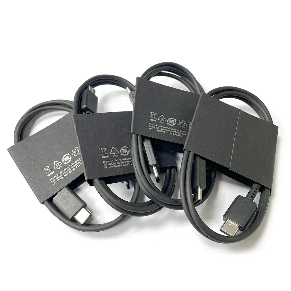 1M 3ft USB C Typ-C zum Typ C-Kabel Fastladelade den Ladekabel für Samsung Galaxy S22 S21 S20 Note 20 Plus Support PD-Schnellladungskabel