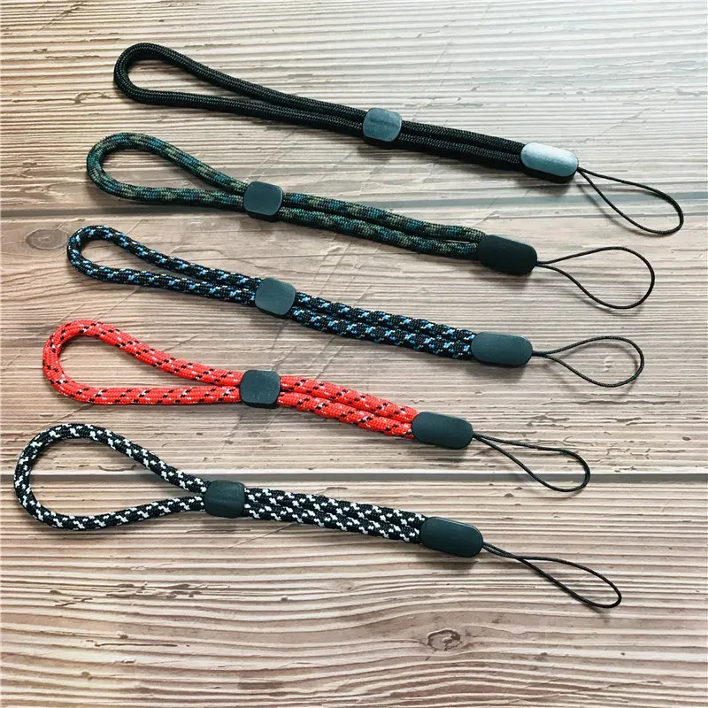 Long and Short Braid Phone Lanyard Necklace Wrist Strap for Iphone Huawei Redmi Xiaomi Samsung Camera String Holders