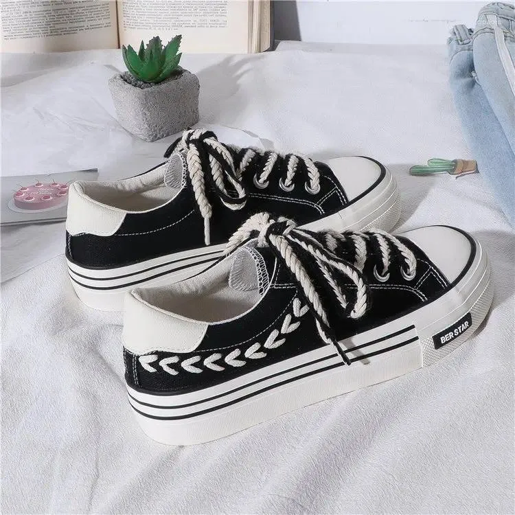 Casual Shoes Student Sports White-Match White Fashion Preppy Canvas