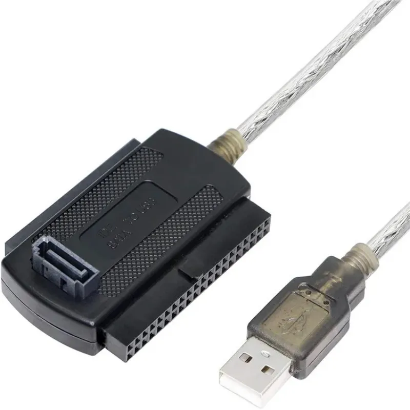 3IN1 USB 2.0 IDE SATA 5.25 S-ATA 2,5 3,5 cala Dysk twardy kabel HDD do konwertera laptopa na PC