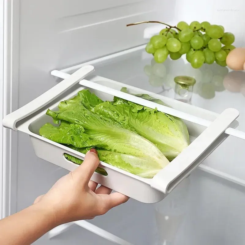 Cuisine Storage Organisateur suspendu Réfrigérateur Boîte de fruits d'oeuf Type de tiroir alimentaire ACCESSOIRES CRISPER