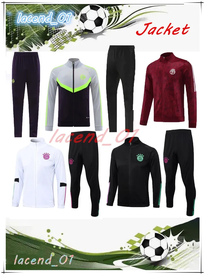 Bayern Munich 2024 Tracksuit Soccer Football Training Sportswear Chandal