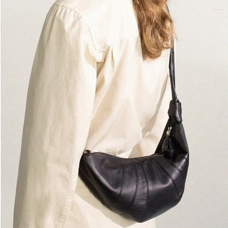 Hobo Croissant Sacs pour femmes Y2k Hobos coffre Pack de coffre de luxe Brand de marque Sac à épaule