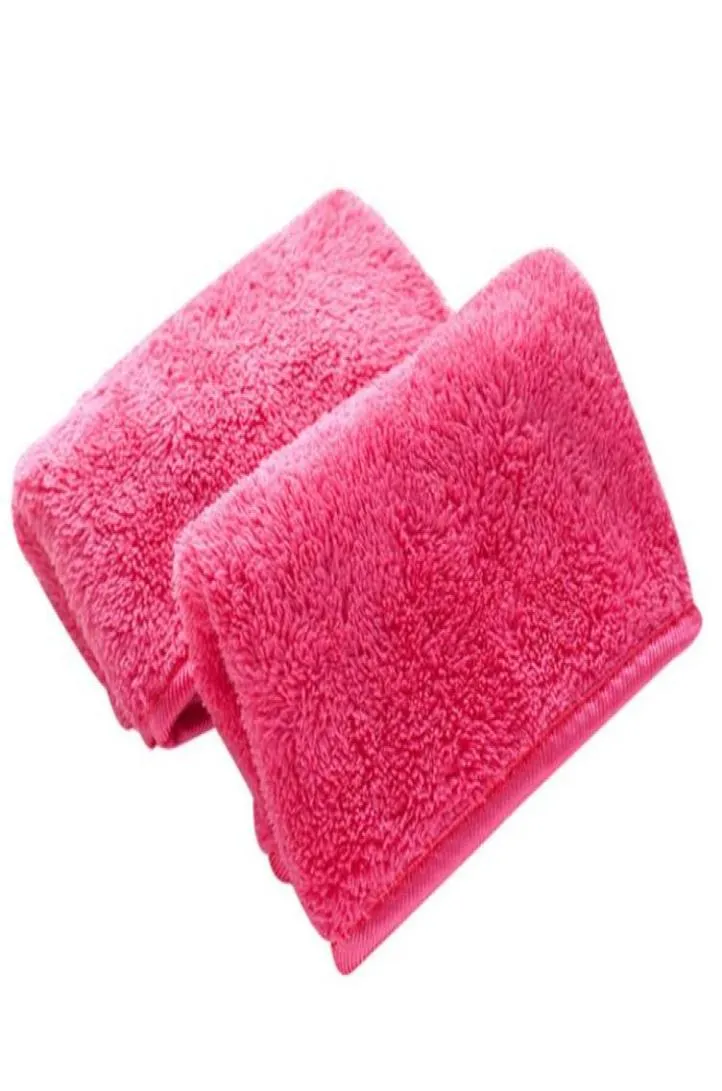 DHL 4018cm Super Soft Makeup Remover Towel Reusable Makeup Towel Eraser High QualityTowel Remover Wipes No Need Cleansing Oi8790313