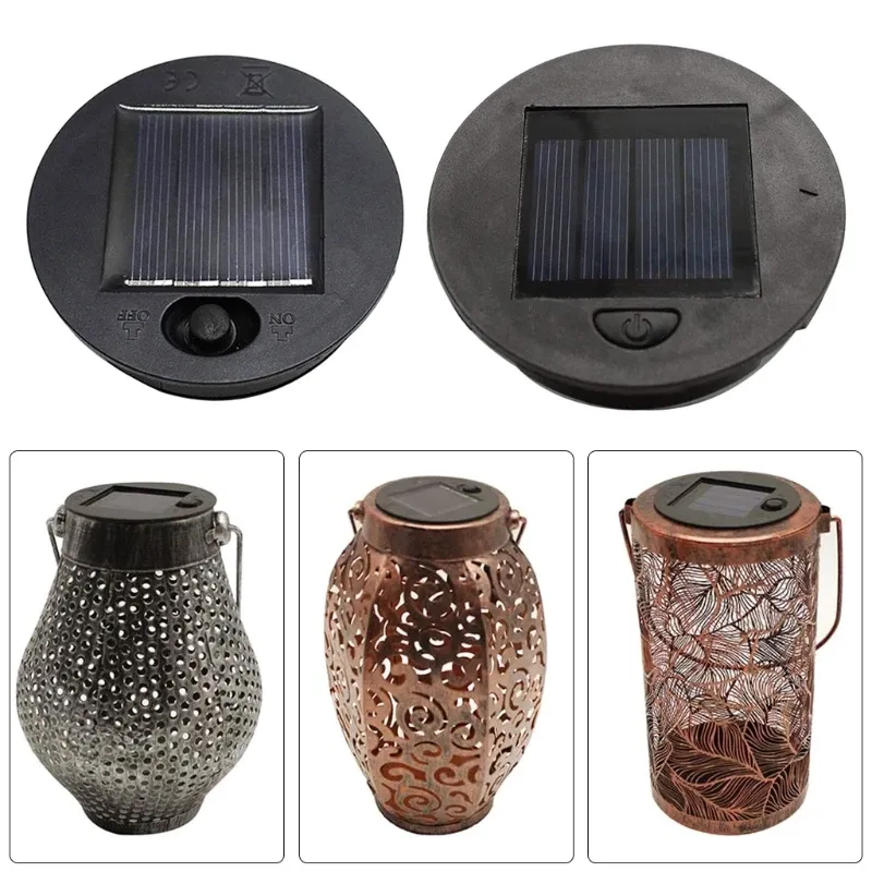 Decorations Solar Lantern Lights Replacement Top Bulb Replacement for Outdoor Hanging Lanterns DIY for LED Solar Lights Garden Decor