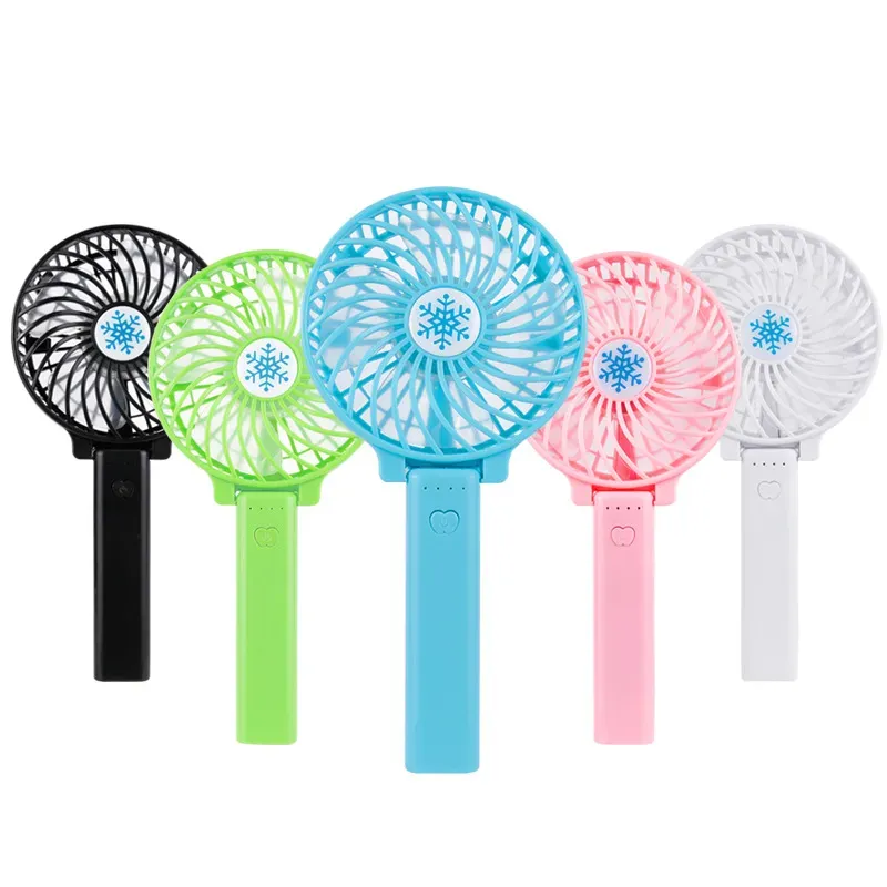 Portable USB Battery Fan Foldable Air Conditioning Fans Foldable Cooler Mini Operated Hand Held Cooling Fan ZZ