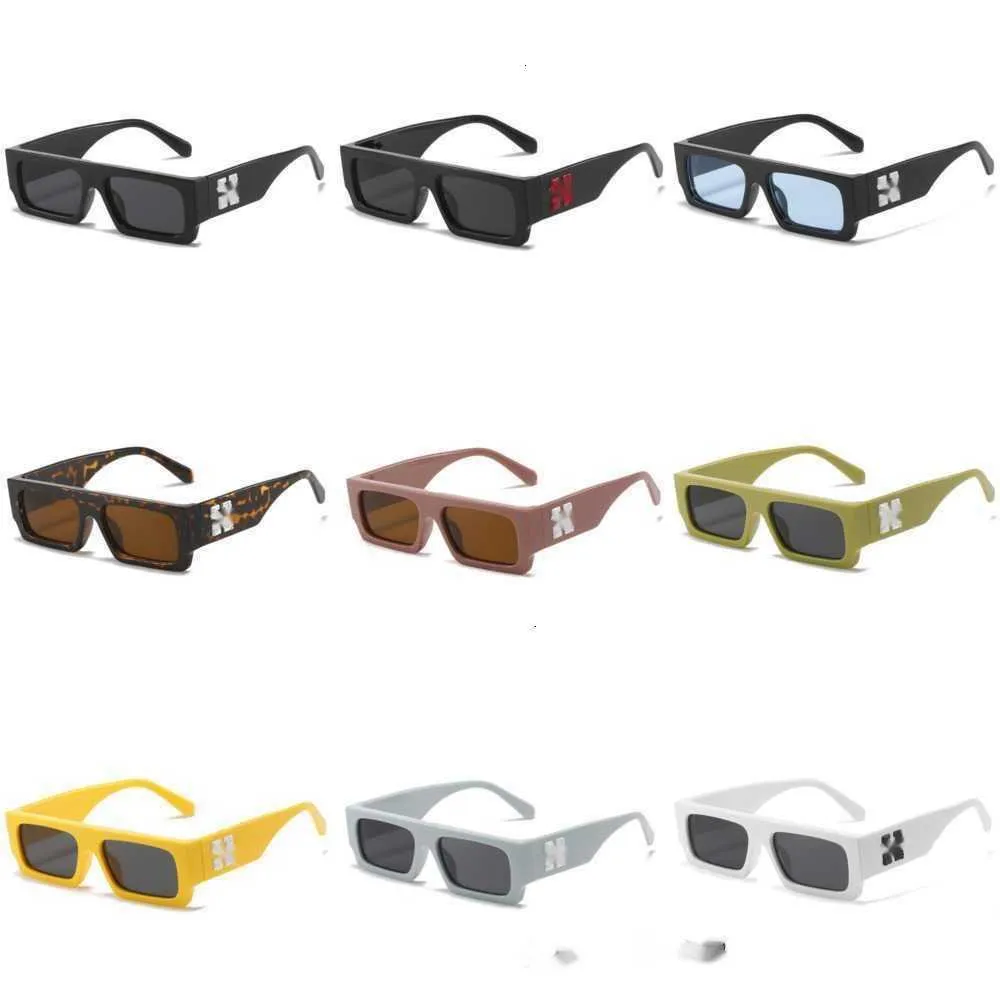 Fashionframes Offs W zonnebrillen Stijl vierkante merk Sunglass Arrow X frame brillen Trend Sun bril Bright Sports Travel Sunglasse 1Z3A