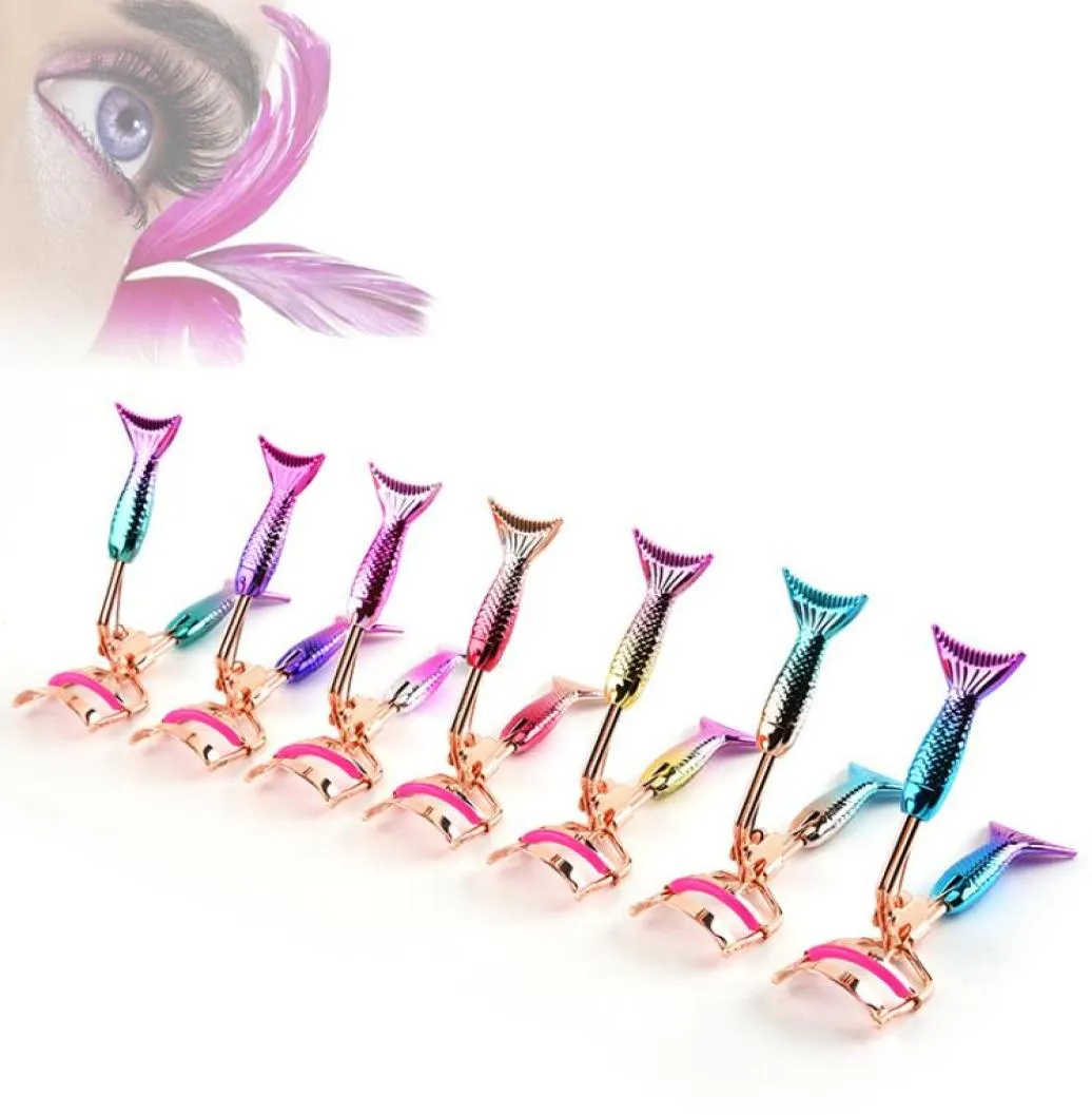 Sirène coiffure curlers cils oculaires Clip Curling Clip Faux Twezers Cils Cosmetic Beauty Makeup Tool Metal Accessories6825330