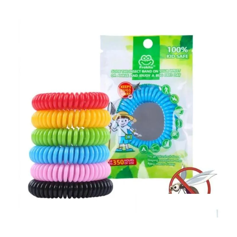 Pest Control Anti-Mosquito Repellent Armband Bug Repel Wrist Band Insect Mozzie Keep Bugs Away For ADT Children Mix Colors DHS Shi DHCTK