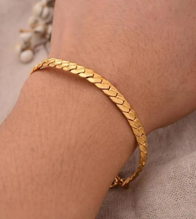 Charm Bracelets Dubai Gold Color BanglesBracelets For Women Man Bracelet Islamic Muslim Arab Middle Eastern Jewelry African Gifts3196267