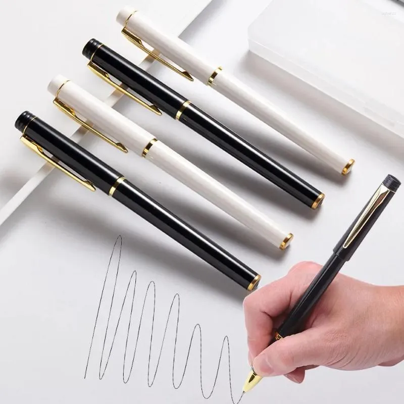 Stylo gel en métal stylo de couleur solide Business Signature Student Stationery outils d'écriture des offres scolaires fournit des cadeaux de souvenirs