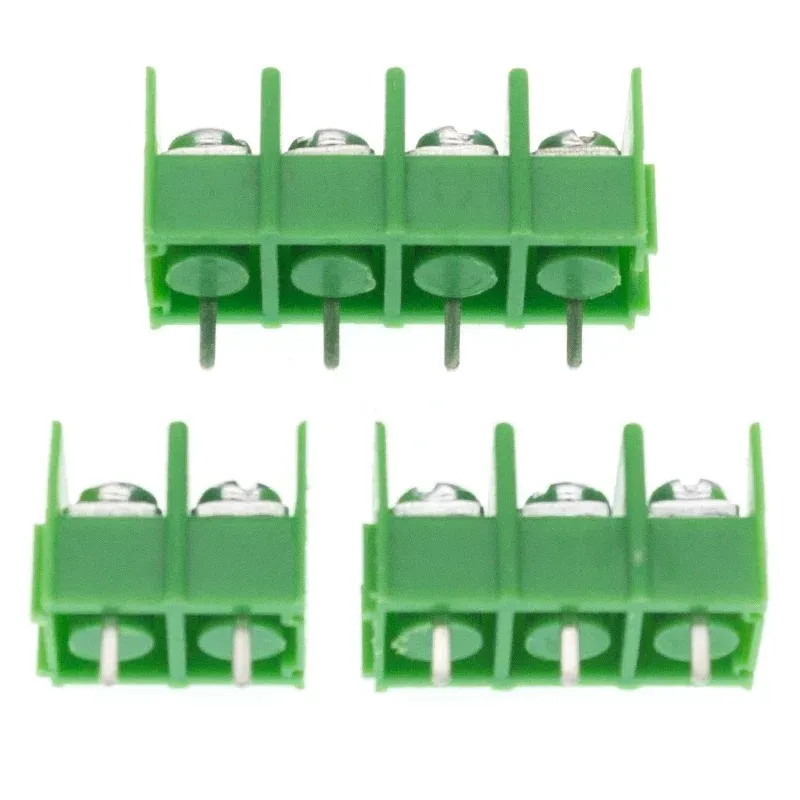 KF7.62-2P/3P/4P 7.62mm Pitch Connector Pcb Screw Terminal Block Connector 2 Pin 300V 20A 22-12AWG MG25C7.62